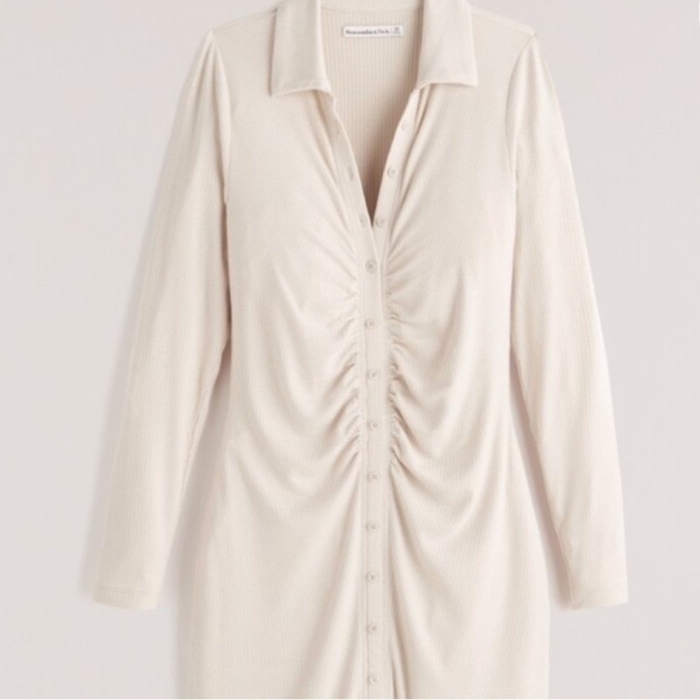 NWT Beige Button-Down Dress